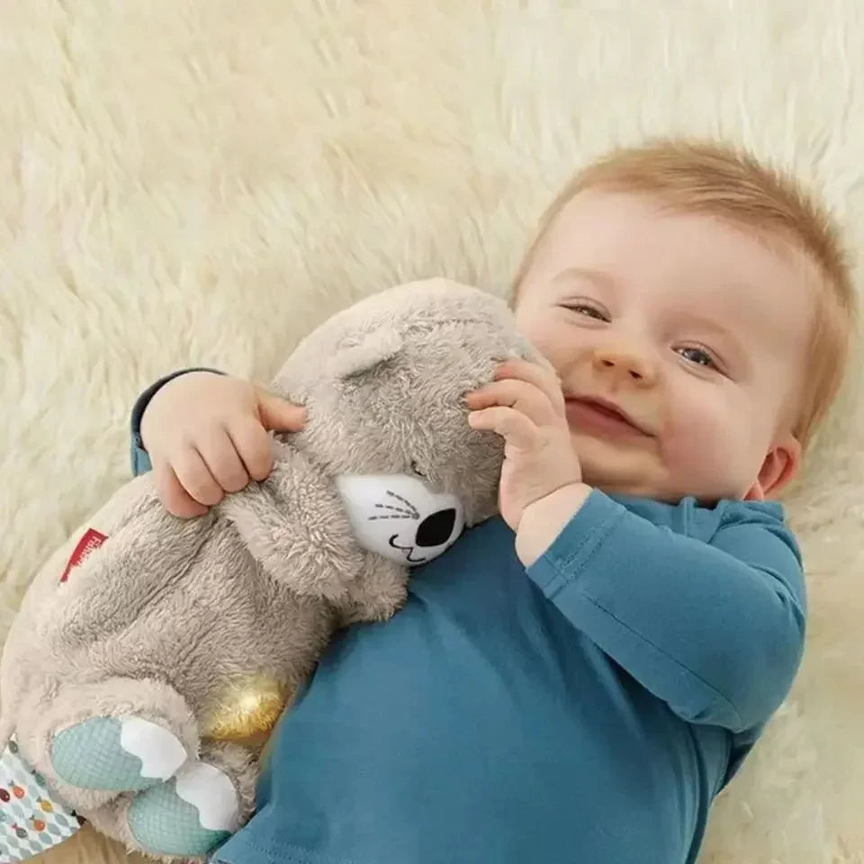 Baby Pacify Ademhaling Konijn Pop Kalmeert Otter Knuffel Kinderen Rustgevende Muziek Slaap Metgezel Speelgoed Beer Knuffel Voor Kinderen