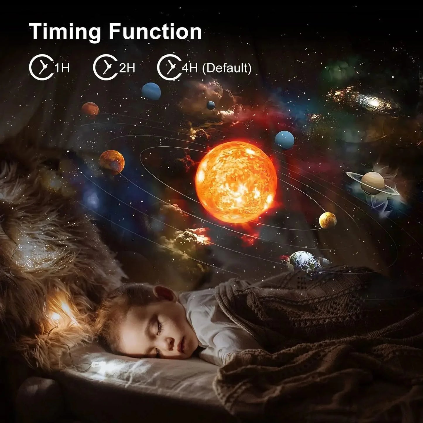 Nachtlampje Galaxy Projector Sterrenhemel Projector 360 ° Roteren Planetarium Lamp Voor Kinderen Slaapkamer Valentijnsdag Cadeau Bruiloft Deco