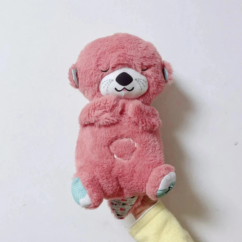 Baby Pacify Ademhaling Konijn Pop Kalmeert Otter Knuffel Kinderen Rustgevende Muziek Slaap Metgezel Speelgoed Beer Knuffel Voor Kinderen