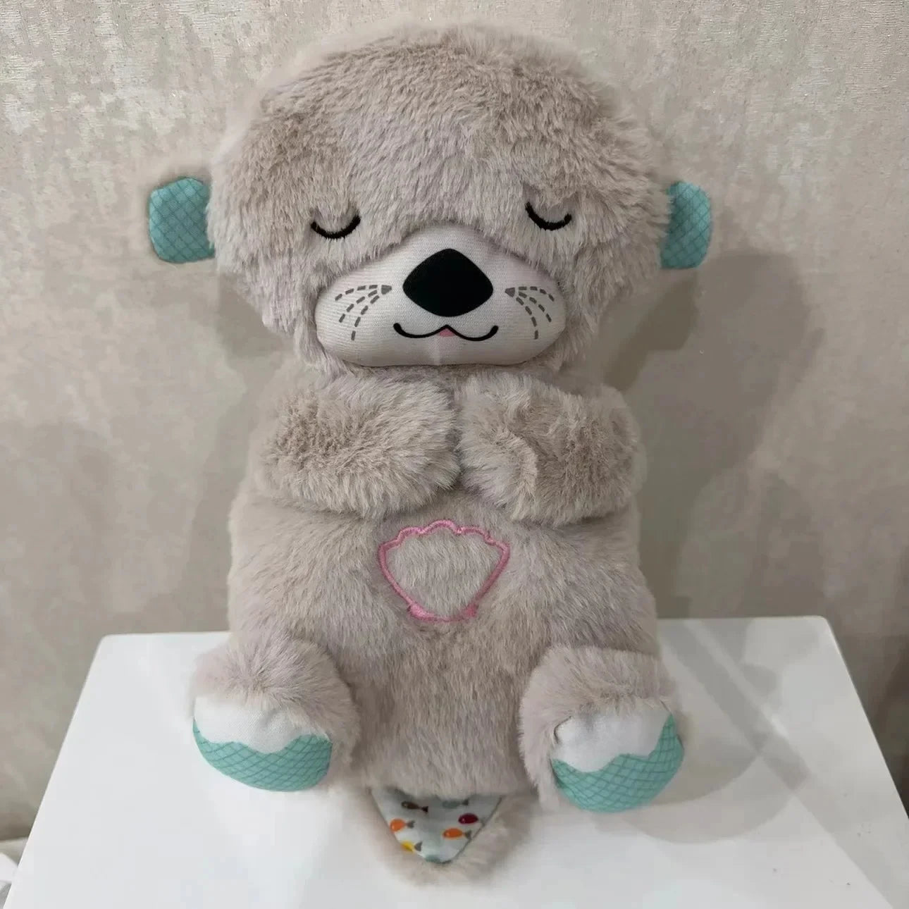 Baby Pacify Ademhaling Konijn Pop Kalmeert Otter Knuffel Kinderen Rustgevende Muziek Slaap Metgezel Speelgoed Beer Knuffel Voor Kinderen