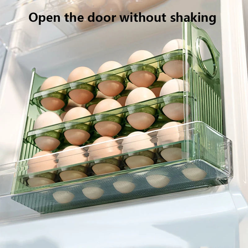 Ei Opbergdoos Koelkast Organizer Voedsel Containers Ei Vers Bewaardoos Houder Dispenser Keuken Opbergdozen
