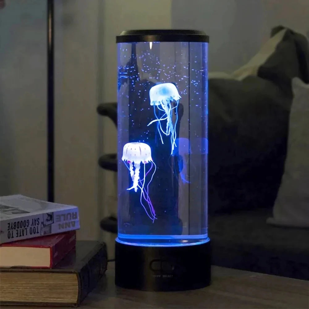 7 Kleuren Veranderende Kwallen Lamp Tafel Nachtlampje Kid Home Slaapkamer Decor Jongen Meisje Verjaardag Cadeau Desktop Decor Lamp Klein Formaat