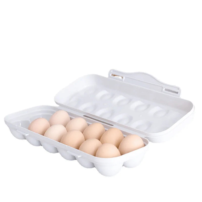 Eierlade Houder Ei Opbergdoos Koelkast Crisper Opslag Container Camping Picknick Bbq Schokbestendig Ei Houder Box Organisatie