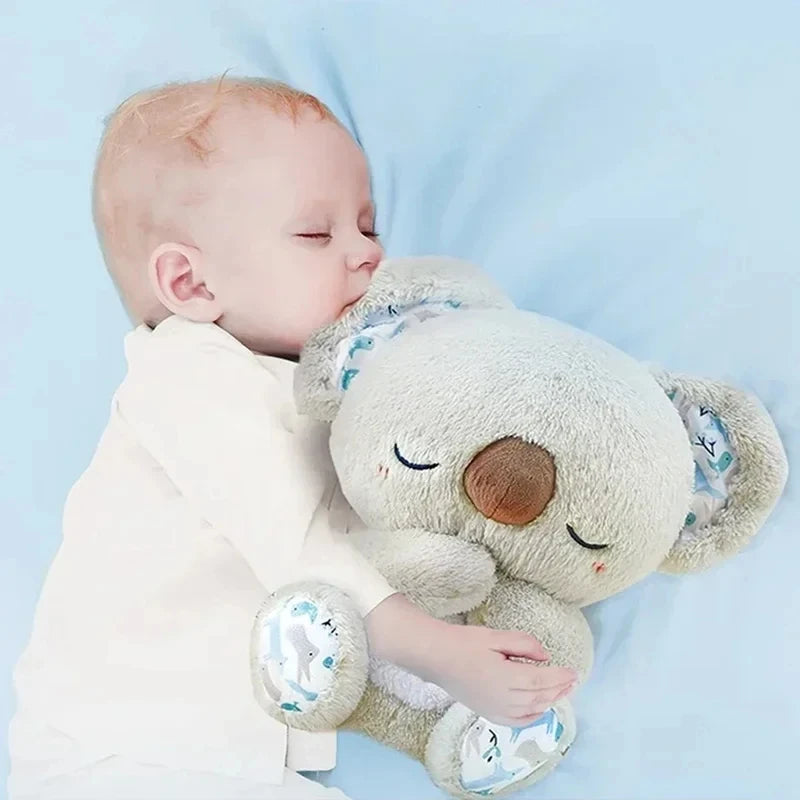 Baby Pacify Ademhaling Konijn Pop Kalmeert Otter Knuffel Kinderen Rustgevende Muziek Slaap Metgezel Speelgoed Beer Knuffel Voor Kinderen