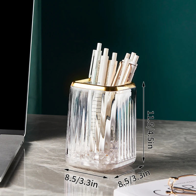 Roterende Cosmetische Organizer Licht Luxe Parfum Huidverzorging Organizer Transparant Make-Up Opbergvak Voor Sieraden Aromatherapie
