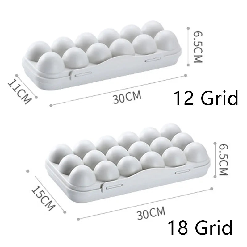 Eierlade Houder Ei Opbergdoos Koelkast Crisper Opslag Container Camping Picknick Bbq Schokbestendig Ei Houder Box Organisatie