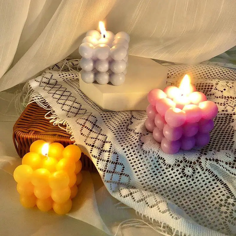 Rubik's Cube candle