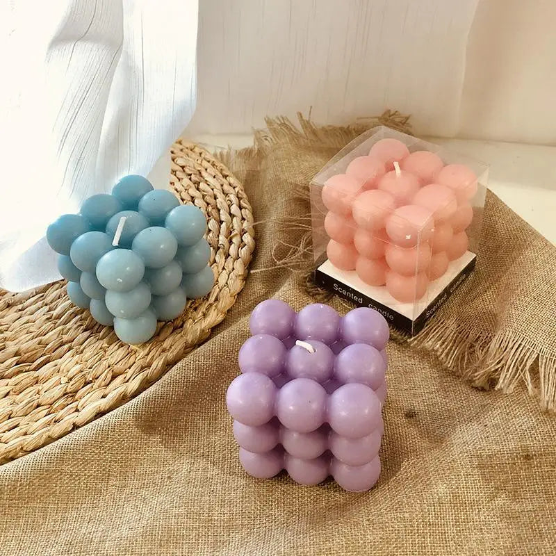 Rubik's Cube candle