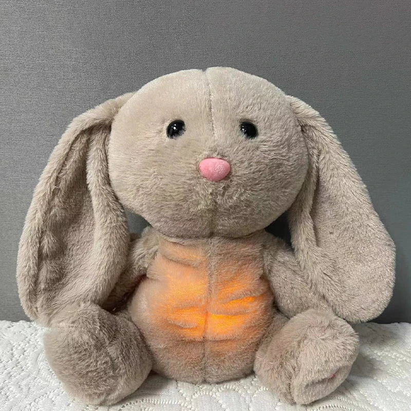 Baby Pacify Ademhaling Konijn Pop Kalmeert Otter Knuffel Kinderen Rustgevende Muziek Slaap Metgezel Speelgoed Beer Knuffel Voor Kinderen