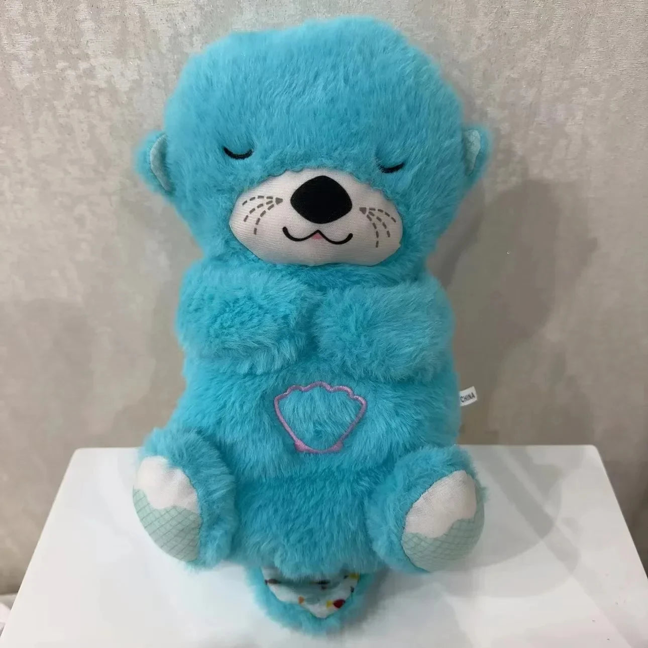 Baby Pacify Ademhaling Konijn Pop Kalmeert Otter Knuffel Kinderen Rustgevende Muziek Slaap Metgezel Speelgoed Beer Knuffel Voor Kinderen