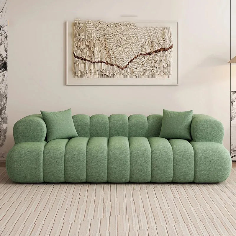 Simple Modern Lazy Sofas Nordic Velvet Two Seater Recliner Living Room Sofas Floor Reading Lounge Divani Da Soggiorno Furniture