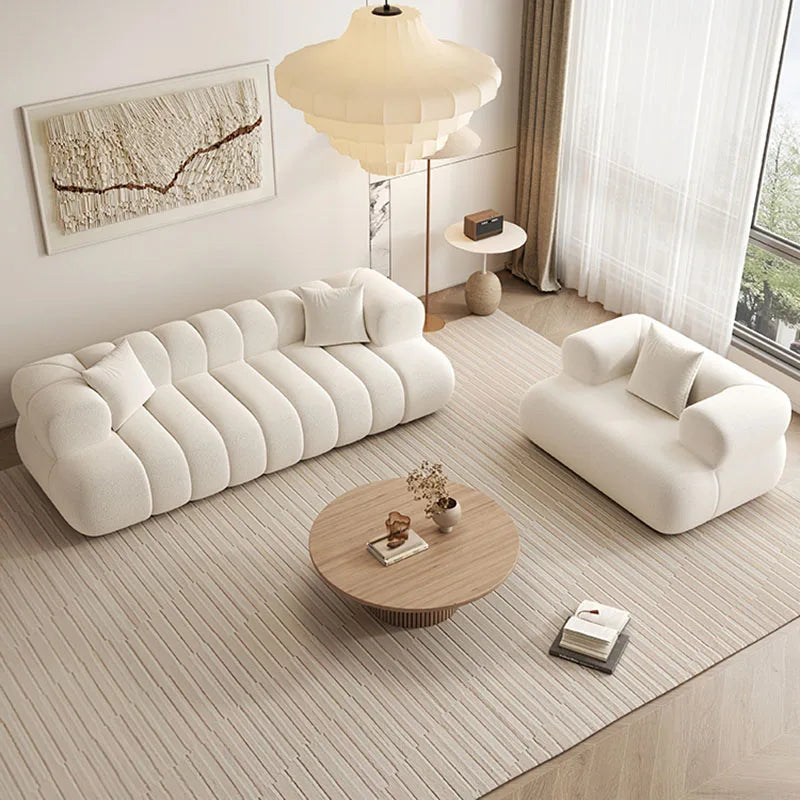 Simple Modern Lazy Sofas Nordic Velvet Two Seater Recliner Living Room Sofas Floor Reading Lounge Divani Da Soggiorno Furniture