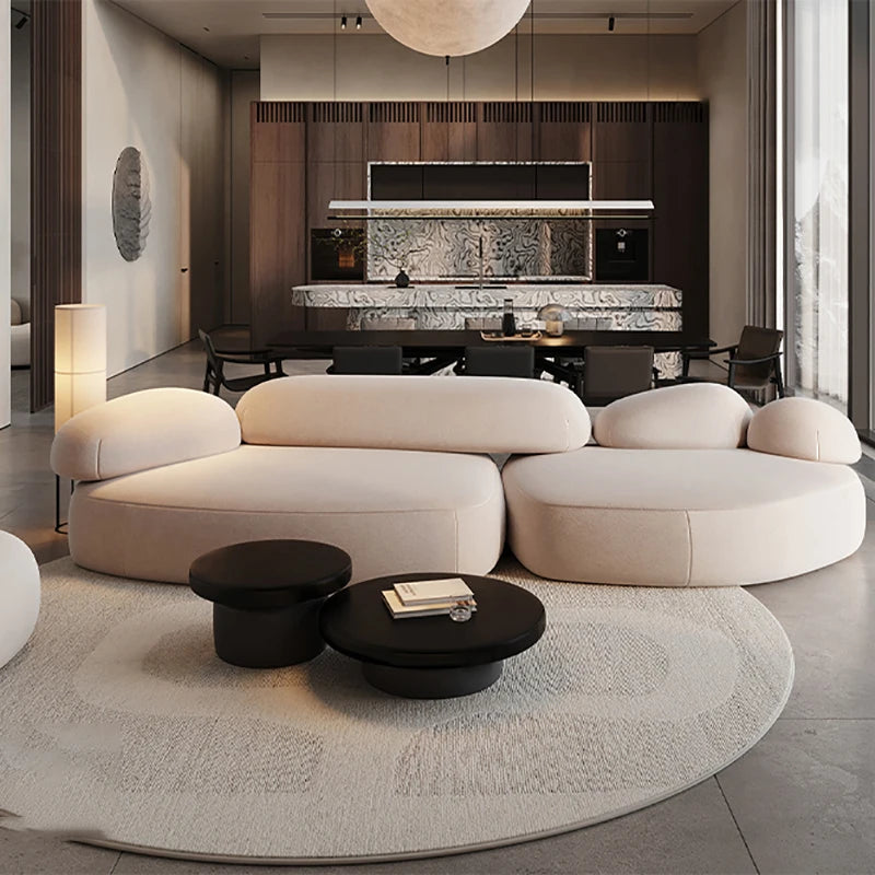 Small Black Coffee Table Designer Set Sofa Tray Aesthetic Round Side Tables Luxury Low Mesa Auxiliar Living Room Accessories