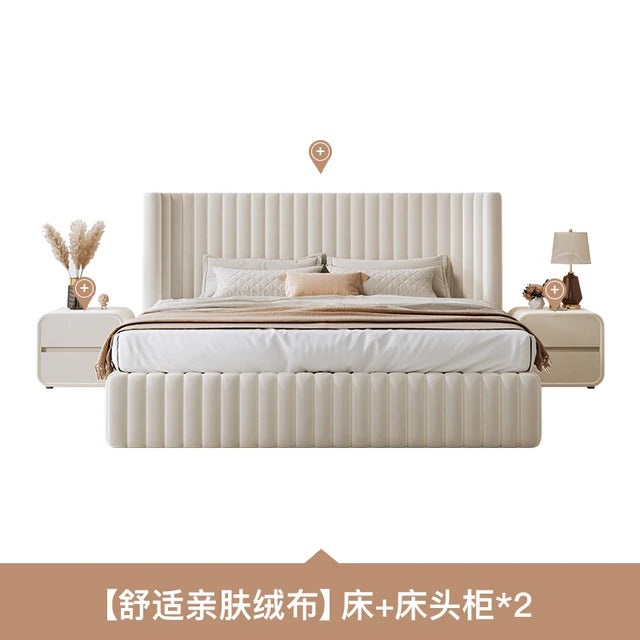 Storage Nordic Bed Bedroom Frames Queen Luxury Multifunctional Beds Headboards Unique Muebles Para El Hogar House Accessories