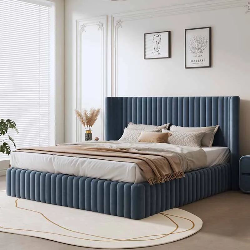Storage Nordic Bed Bedroom Frames Queen Luxury Multifunctional Beds Headboards Unique Muebles Para El Hogar House Accessories