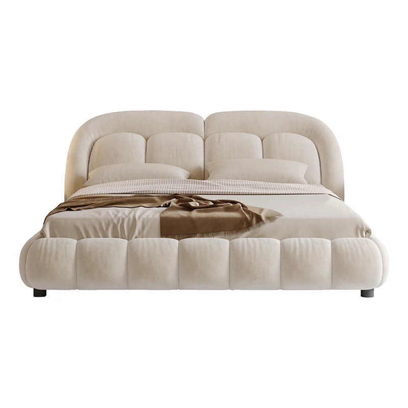 Storage Unique Beds Modern Luxury Queen Sized Bed Organizer Frames Headboard Lit Intelligent Multifonctions Home Decoration