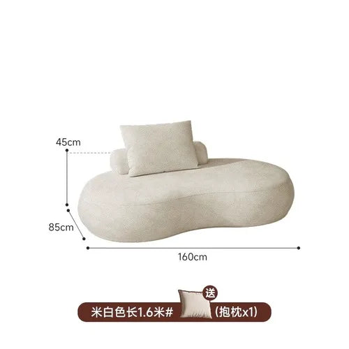 White Sofa Patch Cloth Sectional Grande Modular Office Simple Back Support Design Reception Sofa Relax Fauteuil Home Furniture