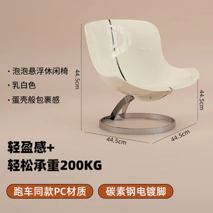 Acrylic Transparent Dining Chair Luxury Nordic Living Room Furniture Floor Armchair Creative Home Furniture Suspension Egg Chair