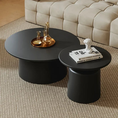 Bedroom Adjustable Coffee Table Nordic Organizer Storage Round Coffee Tables White Minimalist Stolik Kawowy Home Furniture