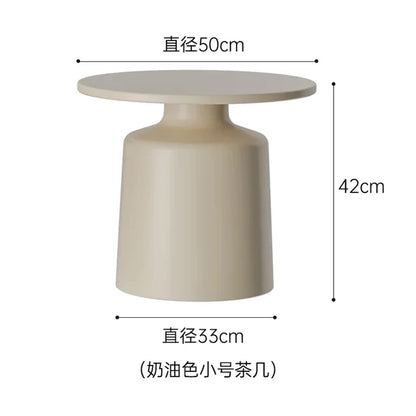 Bedroom Adjustable Coffee Table Nordic Organizer Storage Round Coffee Tables White Minimalist Stolik Kawowy Home Furniture