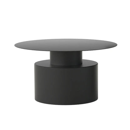 Black Center Coffee Table Modern Round Decor Living Room Console Dressing Coffee Table Small Space Nordic Minimalist Furniture
