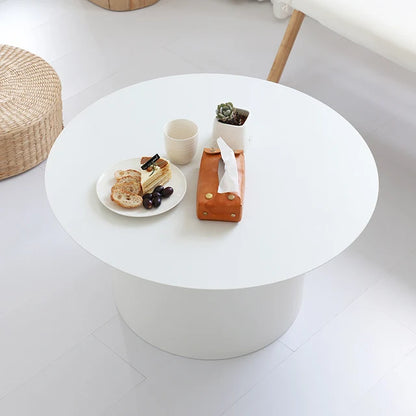 Black Center Coffee Table Modern Round Decor Living Room Console Dressing Coffee Table Small Space Nordic Minimalist Furniture