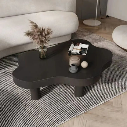 Cloud Coffee Table Black Japanese Luxury Cream Console Floor Desk Living Room Simple Lovely Style Dining Table Nordic Furniture