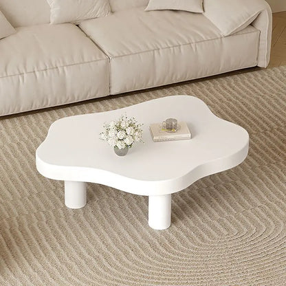 Cloud Coffee Table Black Japanese Luxury Cream Console Floor Desk Living Room Simple Lovely Style Dining Table Nordic Furniture