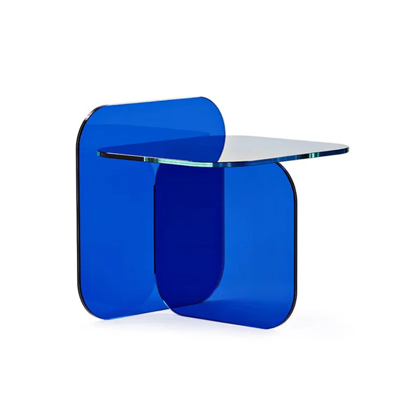 Creative Simple Style Acrylic Side Table Home Living Room Clear Coffee Table Light Luxury And High Sense Bedroom Desk Nightstand