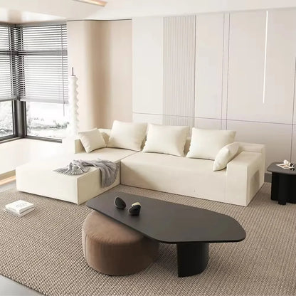 Custom modular compression sofa salon white combination sofa living room I/ L-shaped sofa