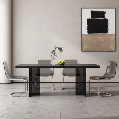 High Center Dining Table Living Room Luxury Minimalist Designer Dining Table Hotel Lobby Rectangle Mesas De Jantar Furniture