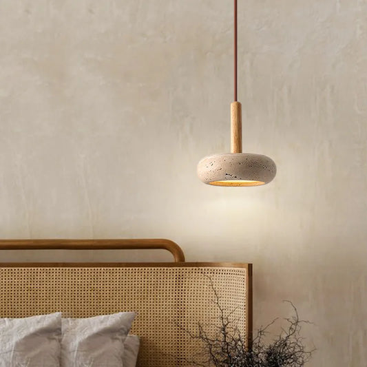 Japanse Stijl Hanglamp Natuurlijke Grot Stenen Hangende Plafond Hanglamp Voor Eetkamer Woonkamer
