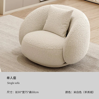 Lazy Luxury Living Room Sofas Modern Double Accent Lounge Sofas Designer Comfortable Divani Da Soggiorno Home Decoration