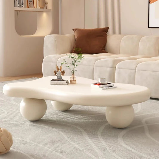 Luxury Modern Coffee Tables Living Room Irregular Ornaments Coffee Table Storage Aesthetic White Center Muebles Home Furniture