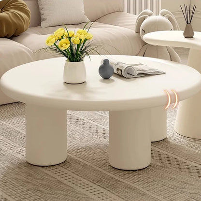 Luxury Round Fashion Coffee Tables Minimalist Modern Small Mini Coffee Table Kawaii Cute Muebles Para El Hogar Home Furniture