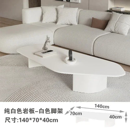 Modern Design Coffee Table Black Low Irregular Low Marble Nordic Side Table Hotel Apartamento Mesa Auxiliar Furniture For Home