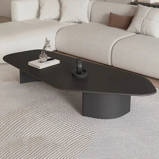 Modern Design Coffee Table Black Low Irregular Low Marble Nordic Side Table Hotel Apartamento Mesa Auxiliar Furniture For Home