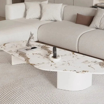 Modern Design Coffee Table Black Low Irregular Low Marble Nordic Side Table Hotel Apartamento Mesa Auxiliar Furniture For Home