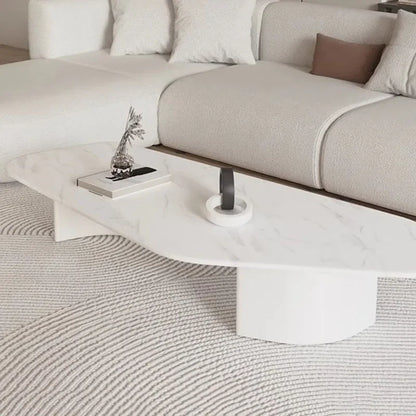 Modern Design Coffee Table Black Low Irregular Low Marble Nordic Side Table Hotel Apartamento Mesa Auxiliar Furniture For Home