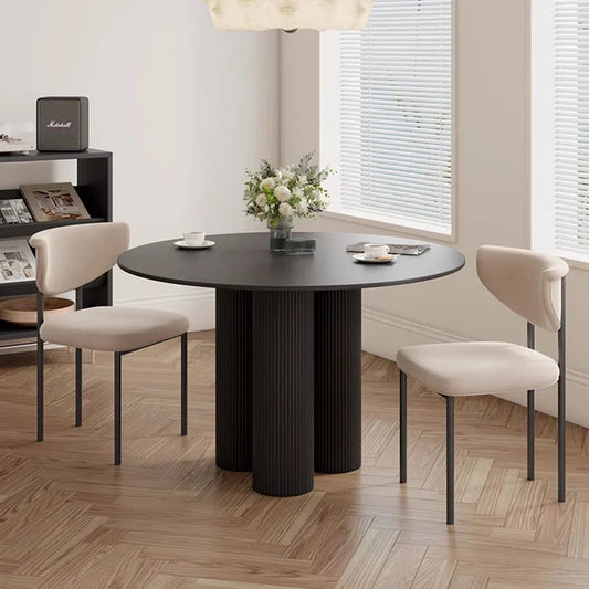 Ronde eettafel Storm zwart