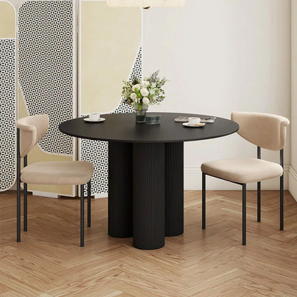 Ronde eettafel Storm zwart