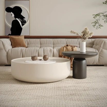 Modern Simple Coffee Tables White Nordicunique Storage Side Table Premium Minimalist Mesa Auxiliar Salon Living Room Furniture