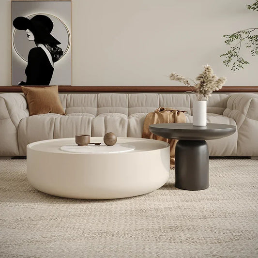 Modern Simple Coffee Tables White Nordicunique Storage Side Table Premium Minimalist Mesa Auxiliar Salon Living Room Furniture