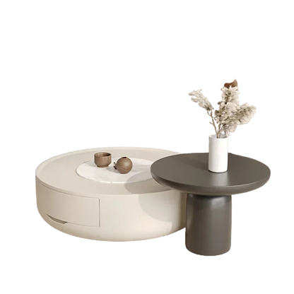Modern Simple Coffee Tables White Nordicunique Storage Side Table Premium Minimalist Mesa Auxiliar Salon Living Room Furniture