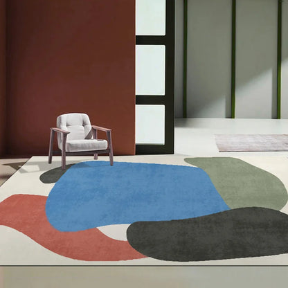 Abstract modern vloerkleed