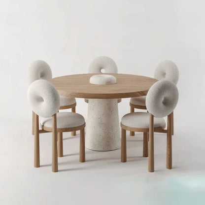 Ronde eettafel Naturel stone
