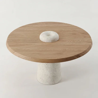 Ronde eettafel Naturel stone