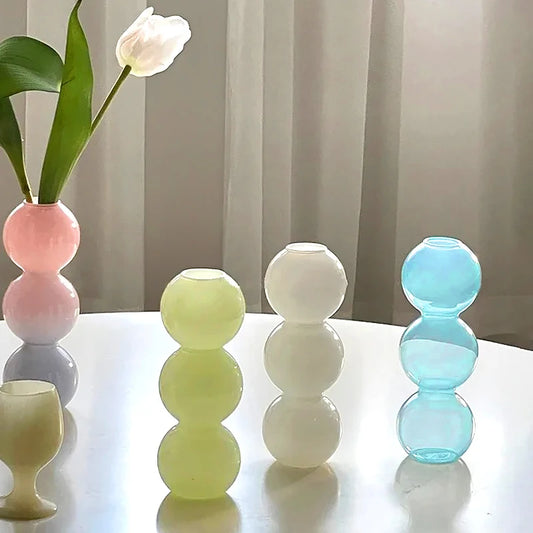 Bubble Glas bloemenvaas