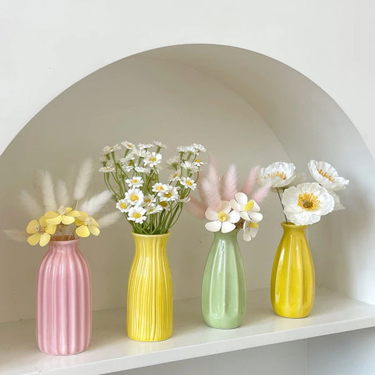 Keramiek Vaas bloemen