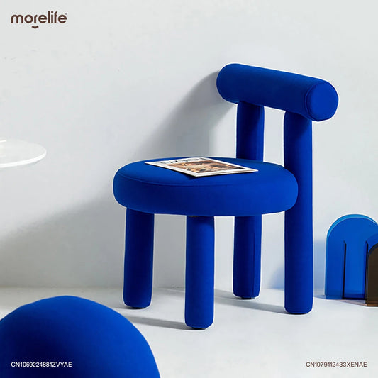 Nordic Designer Creative Dining Chairs Luxury Modern Comfortable Backrest Makeup Chair Dressing Stool Muebles Home Furniture